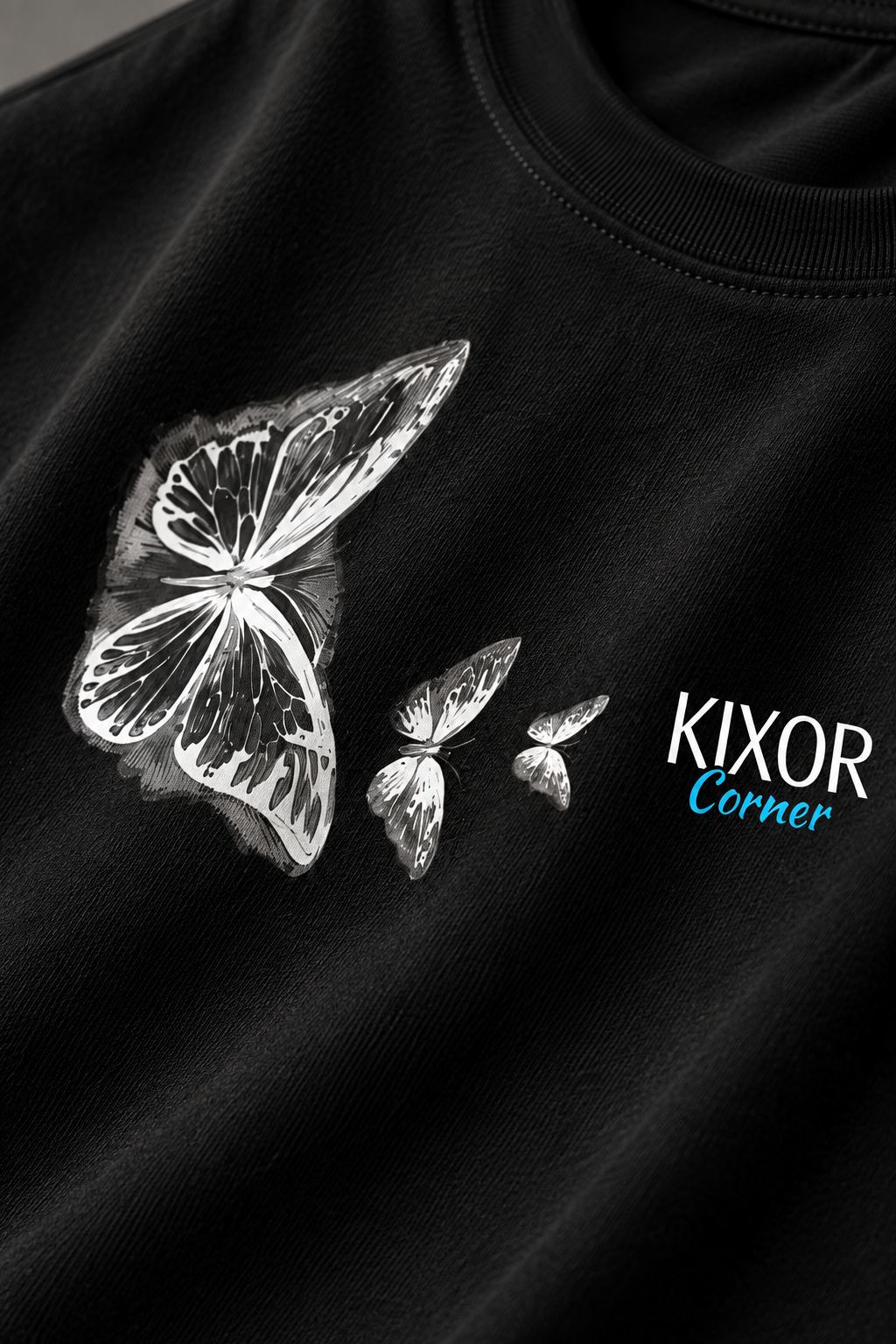 Small Steps Butterfly Black
