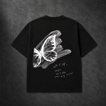 Small Steps Butterfly Black