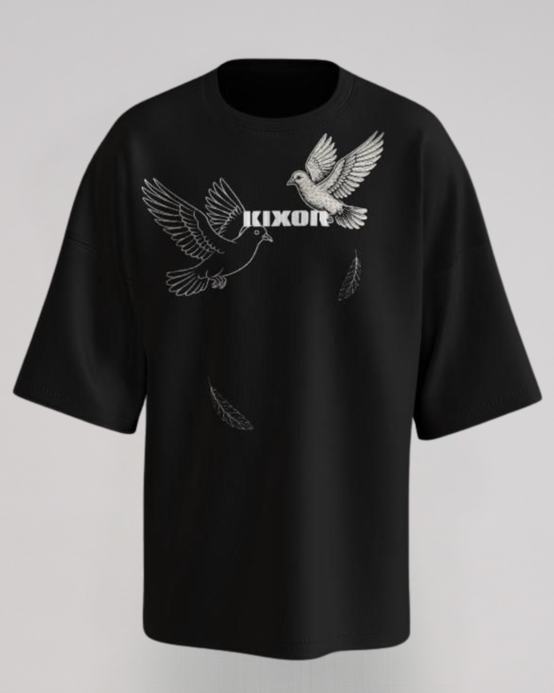 KIXOR "Free Mind" Oversized T-Shirt – Black