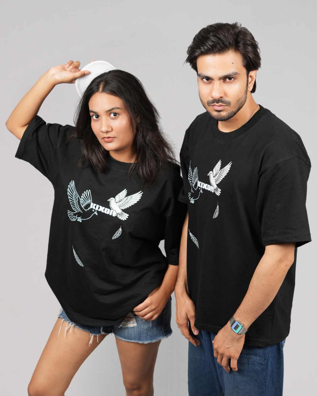 KIXOR "Free Mind" Oversized T-Shirt – Black
