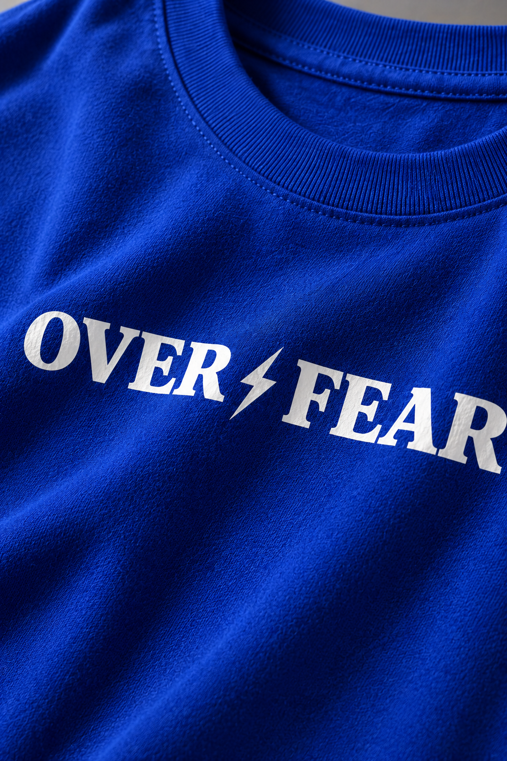 Faith Over Fear Royal Blue