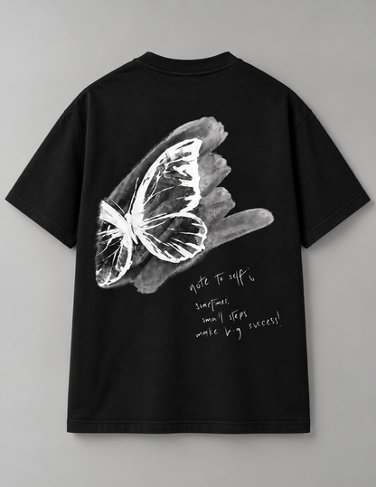 Small Steps Butterfly Black