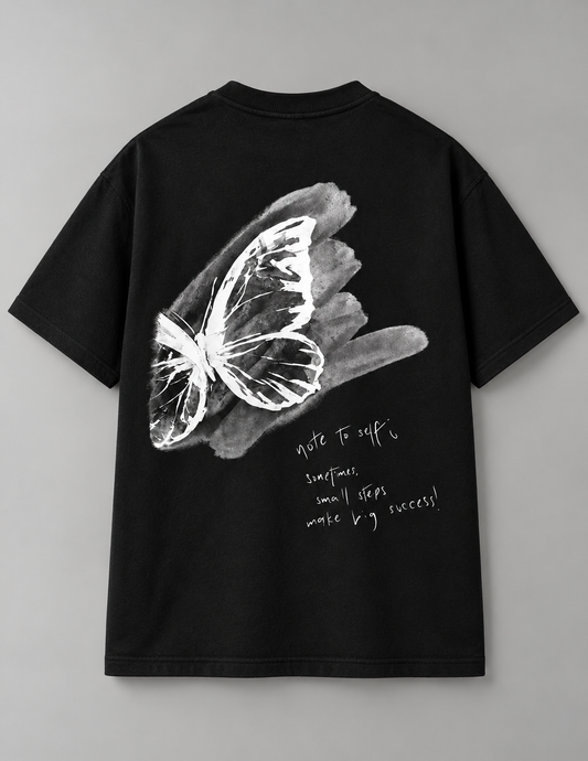 Small Steps Butterfly Black