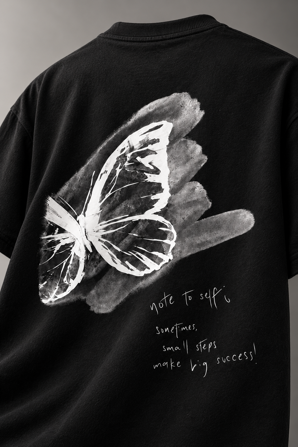 Small Steps Butterfly Black