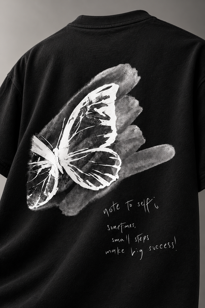Small Steps Butterfly Black
