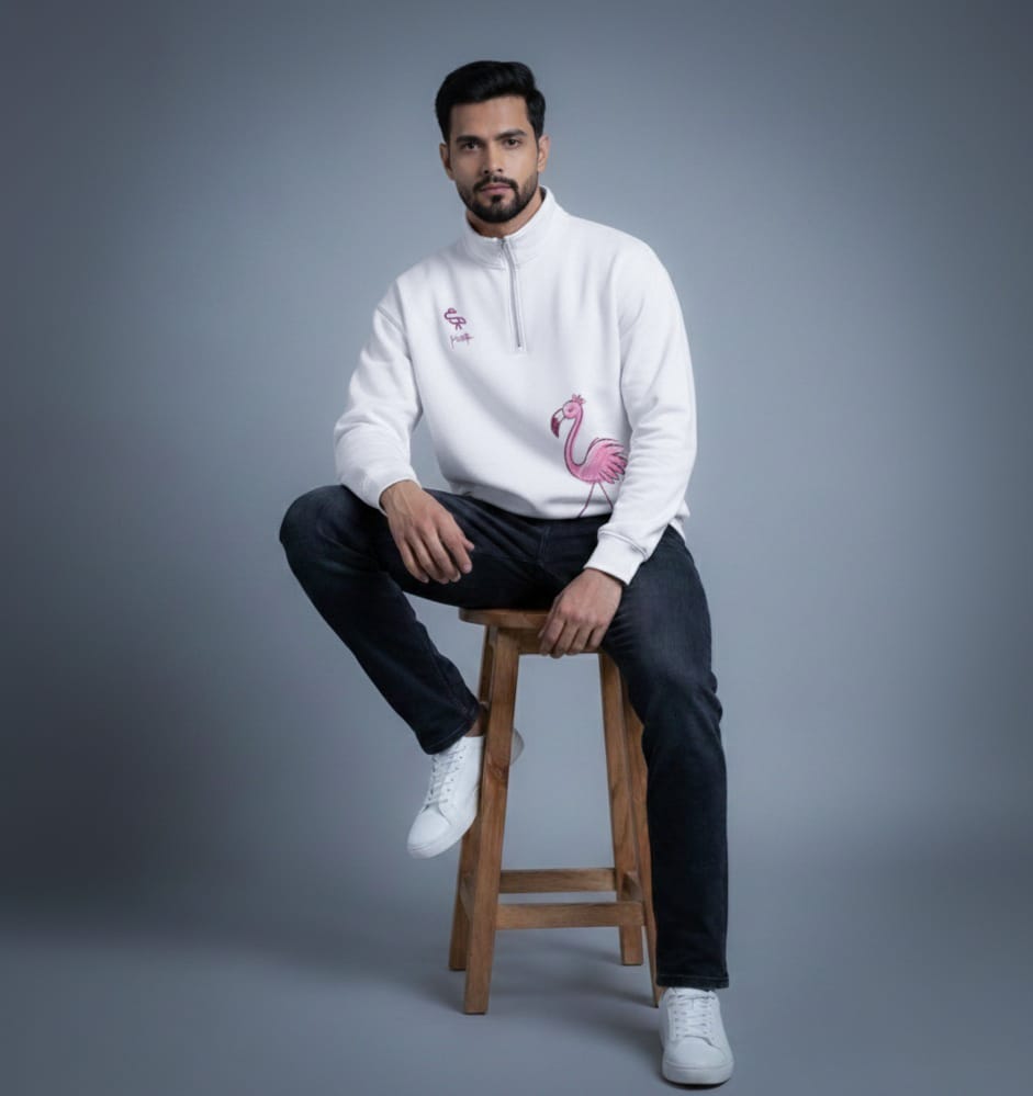 KIXOR TechCore Hybrid Puff Sweatshirt – 380 GSM Oversized