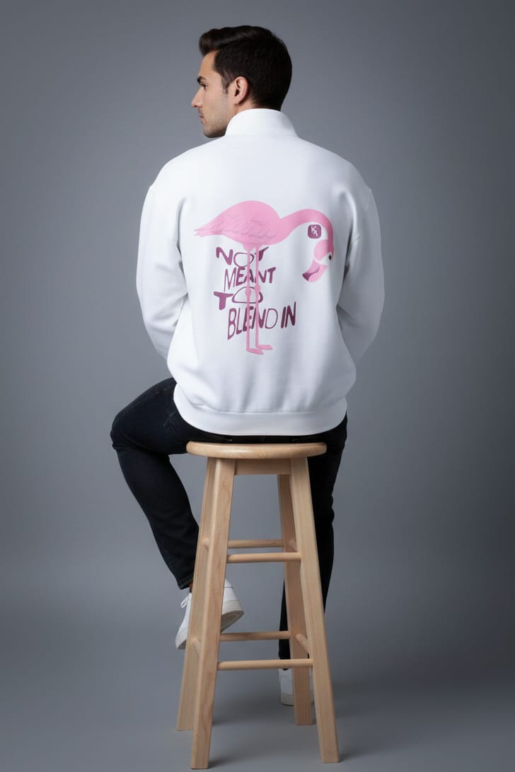 KIXOR TechCore Hybrid Puff Sweatshirt – 380 GSM Oversized