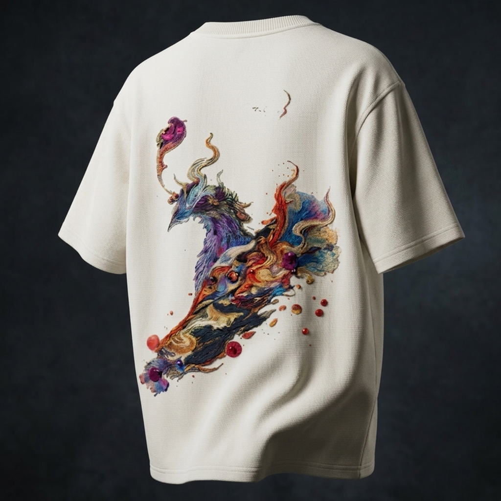 Celestial Phoenix Oversized Tee