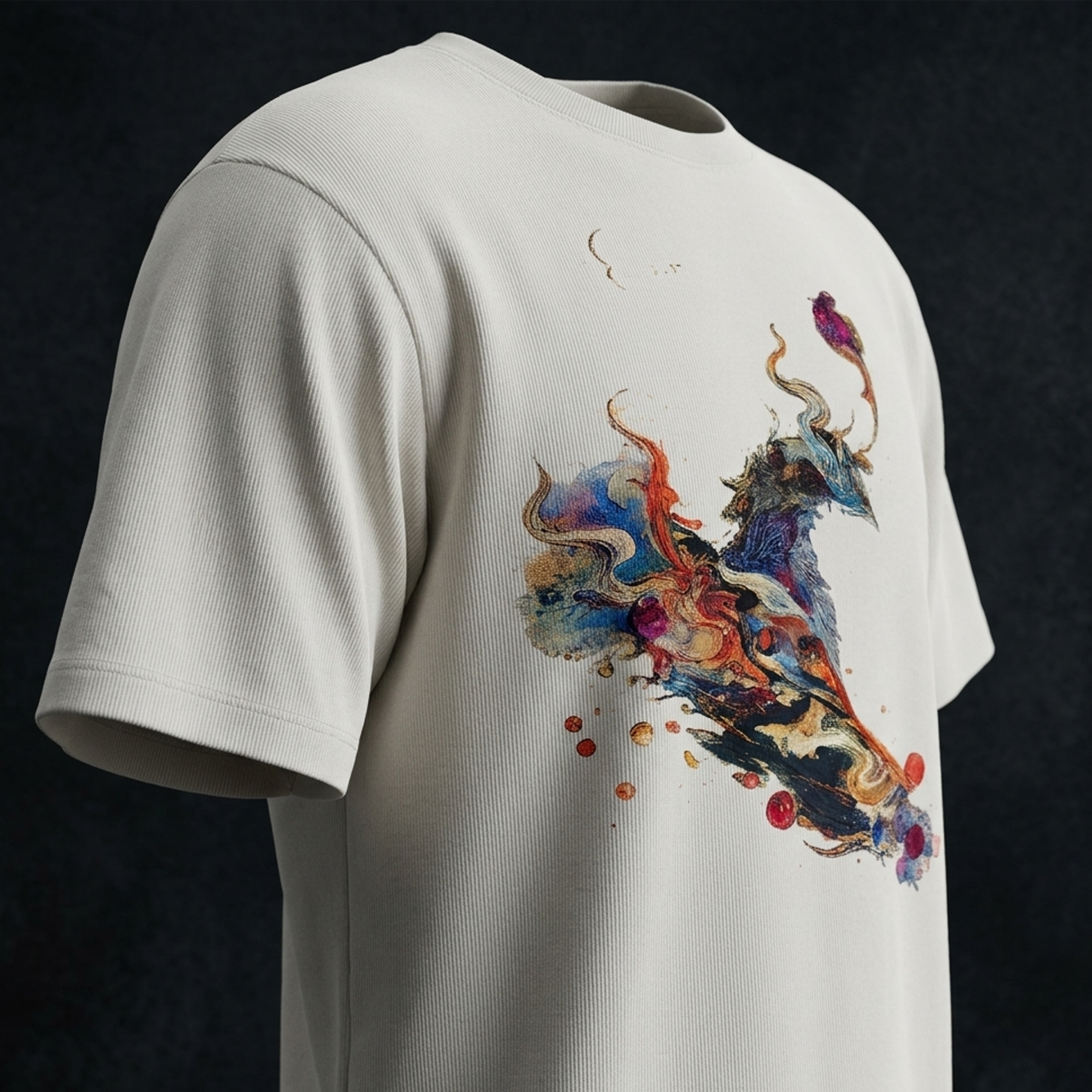 Celestial Phoenix Oversized Tee