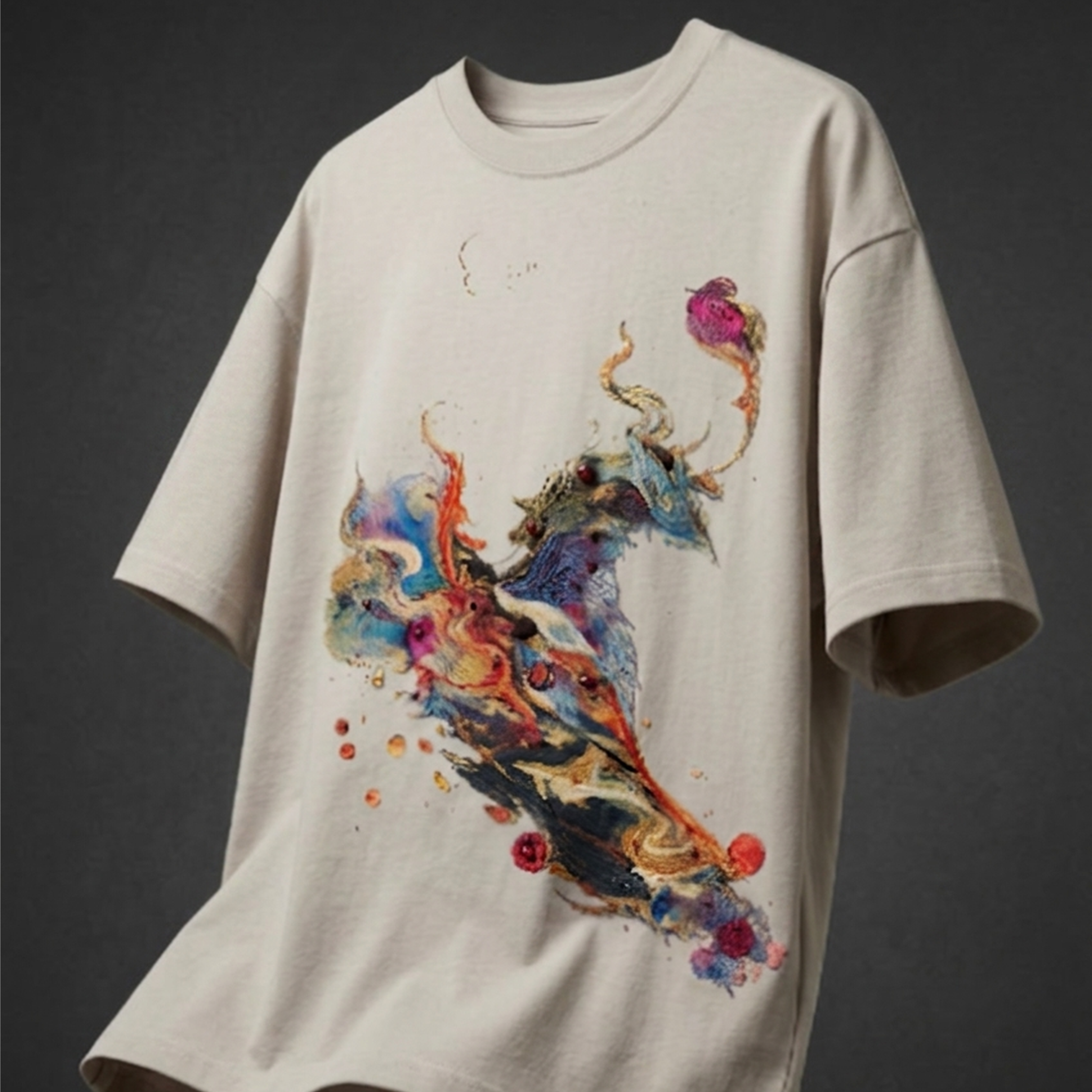 Celestial Phoenix Oversized Tee