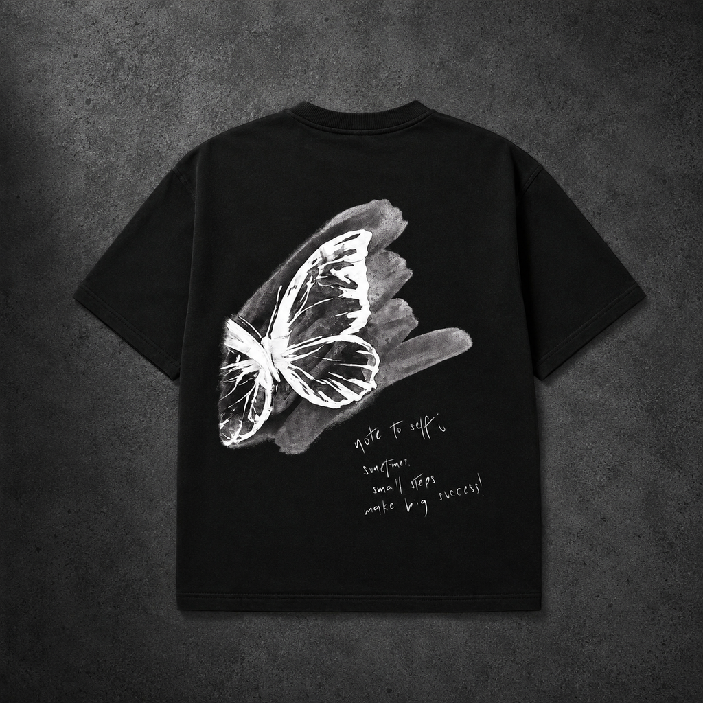 Small Steps Butterfly Black