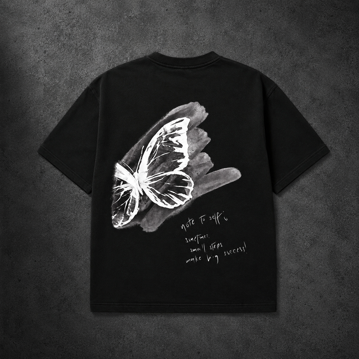 Small Steps Butterfly Black