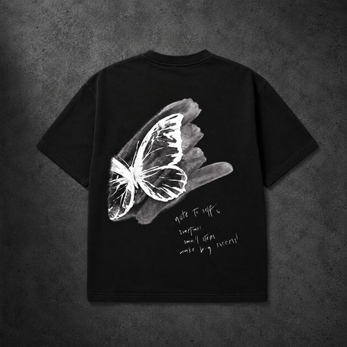 Small Steps Butterfly Black