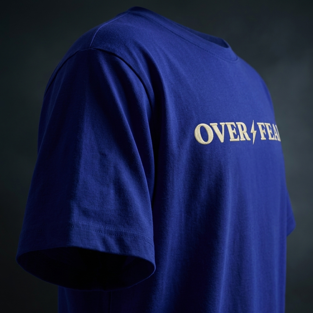 Faith Over Fear Royal Blue