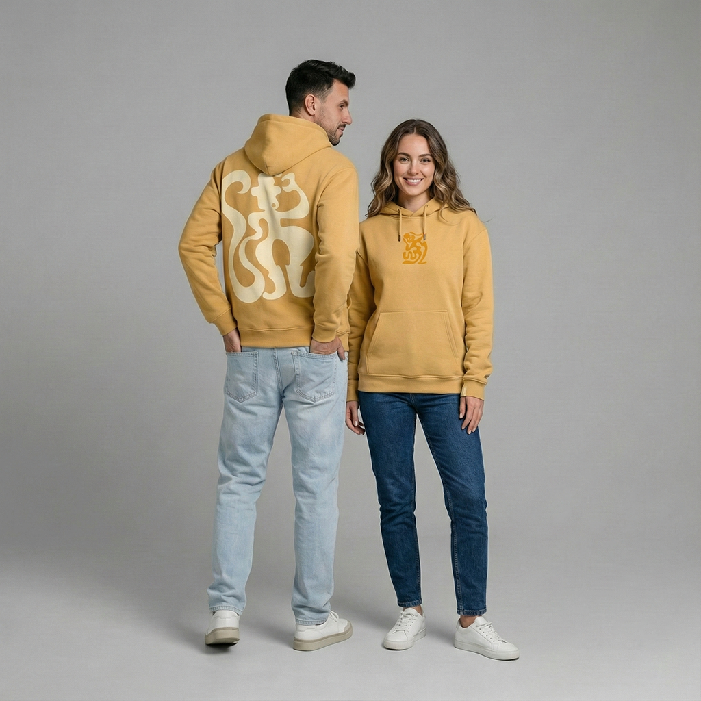 KIXOR Statement Puff Hoodie – 380 GSM Oversized