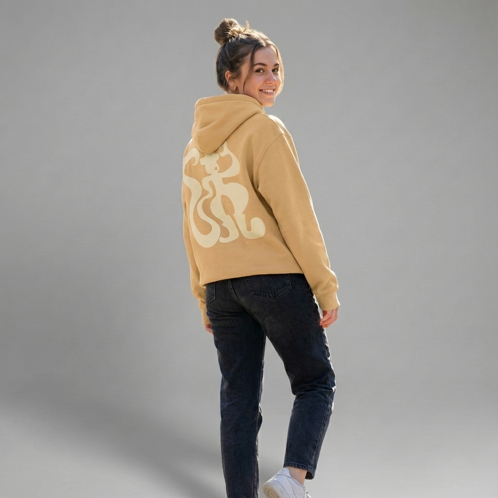 KIXOR Statement Puff Hoodie – 380 GSM Oversized
