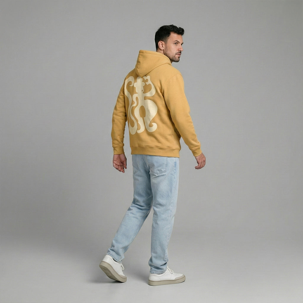 KIXOR Statement Puff Hoodie – 380 GSM Oversized