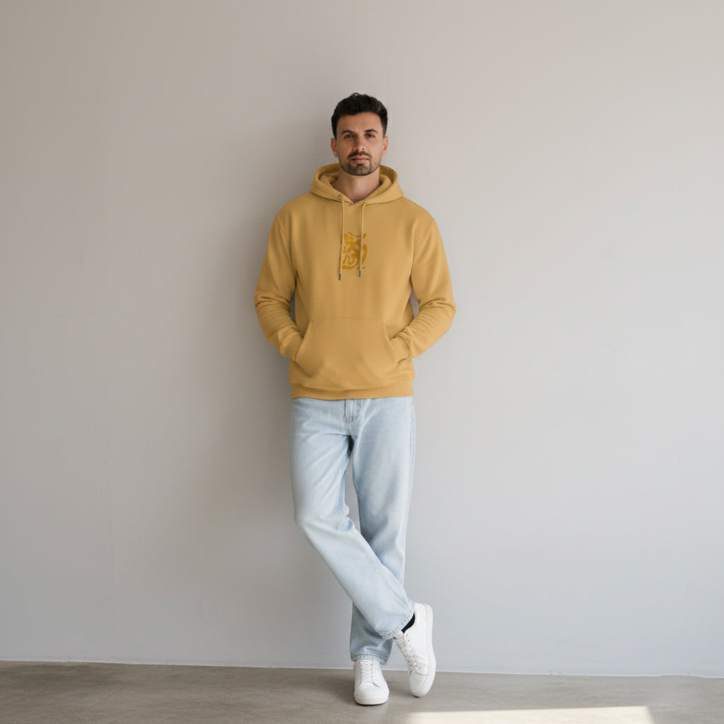 KIXOR Statement Puff Hoodie – 380 GSM Oversized